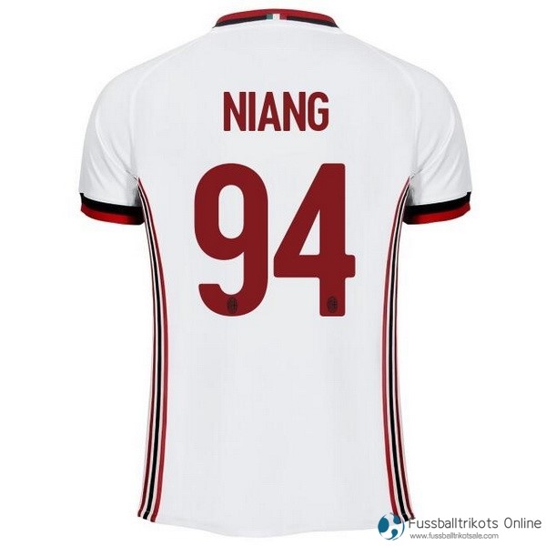 AC Milan Trikot Auswarts Niang 2017-18 Fussballtrikots Günstig